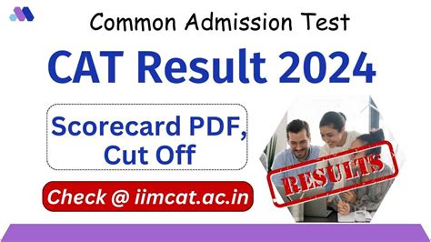 CAT 2024 Result, Download CAT Scorecard.